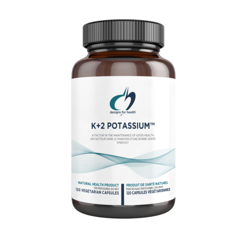 K+2 POTASSIUM™ 120 Capsules Designs for Health