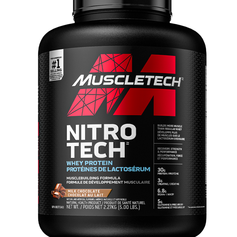 Nitro-Tech Whey Protein Milk Chocolate 2.27 kg MuscleTech