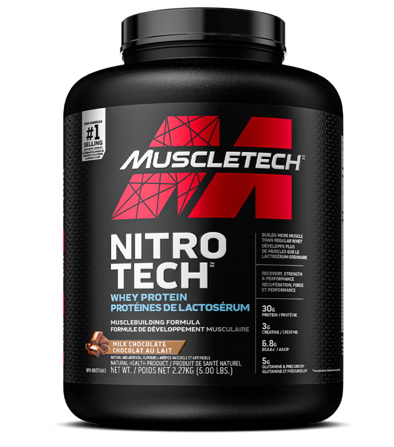 Nitro-Tech Whey Protein Milk Chocolate 2.27 kg MuscleTech